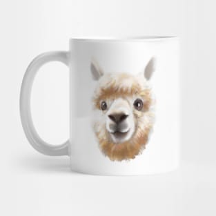 Cute Alpaca Drawing Mug